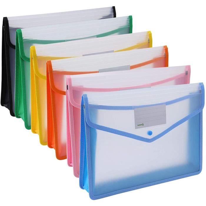 pochette document plastique
