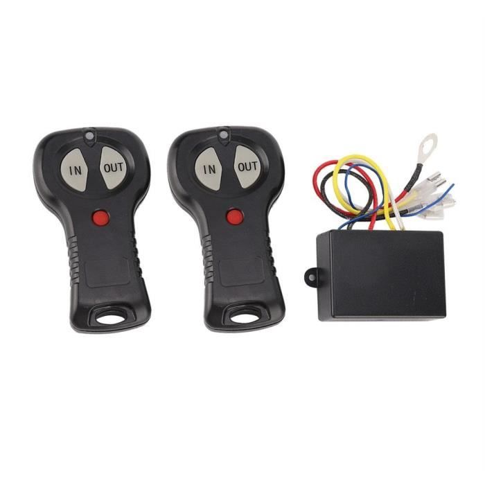 Kit De Télécommande De Treuil Sans Fil 2 Pièces 12V Interrupteur De