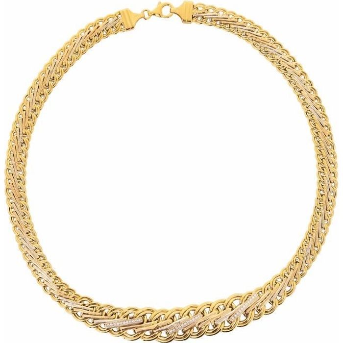 collier femme or 18 carats