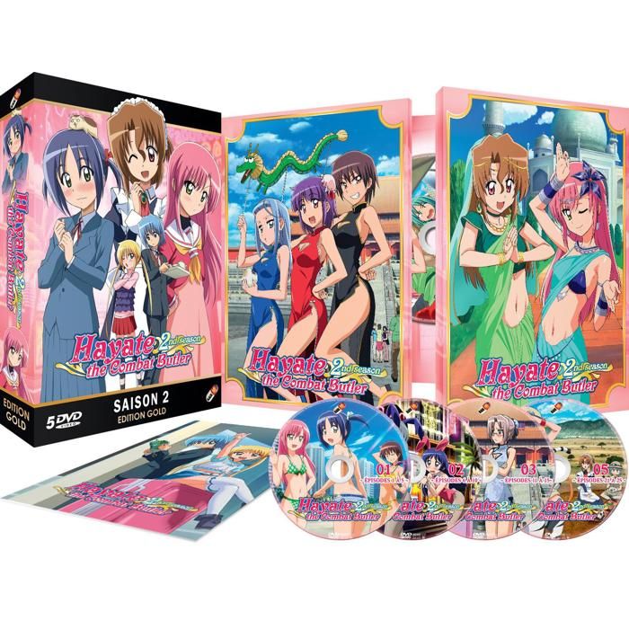 Hayate The Combat Butler Saison 2 Coffret Dvd Livret Edition Gold Vostfr Cdiscount Dvd