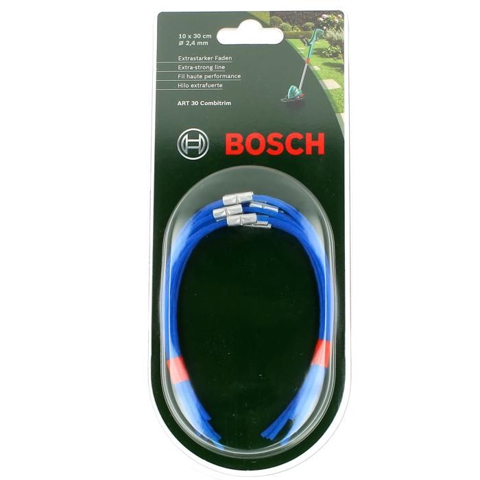 Fil Haute Performance 30cm/2,4mm – Bobines et Fils Coupe Bordures Bosch