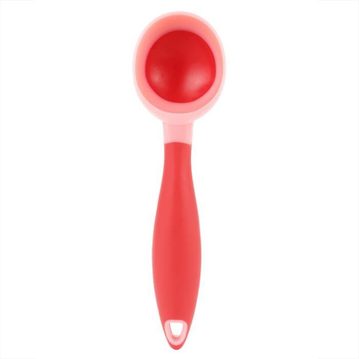 Janzoom Cuillère à Glace Inox Antigel – Boule Parfaite + Gâchette Facile – Poignée Ergonomique Confort – Multifonction Crème Glacée Fruits