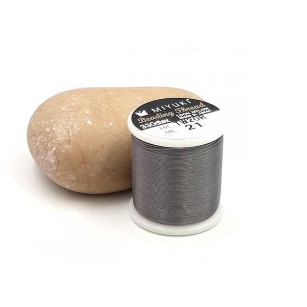Bobine de Fil Miyuki 100/% nylon tressé Coloris Blanc Neuf