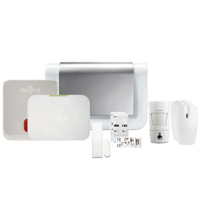 Diagral Pack alarme GSM DIAG17CSFKIT6GSMIMG Cdiscount Bricolage
