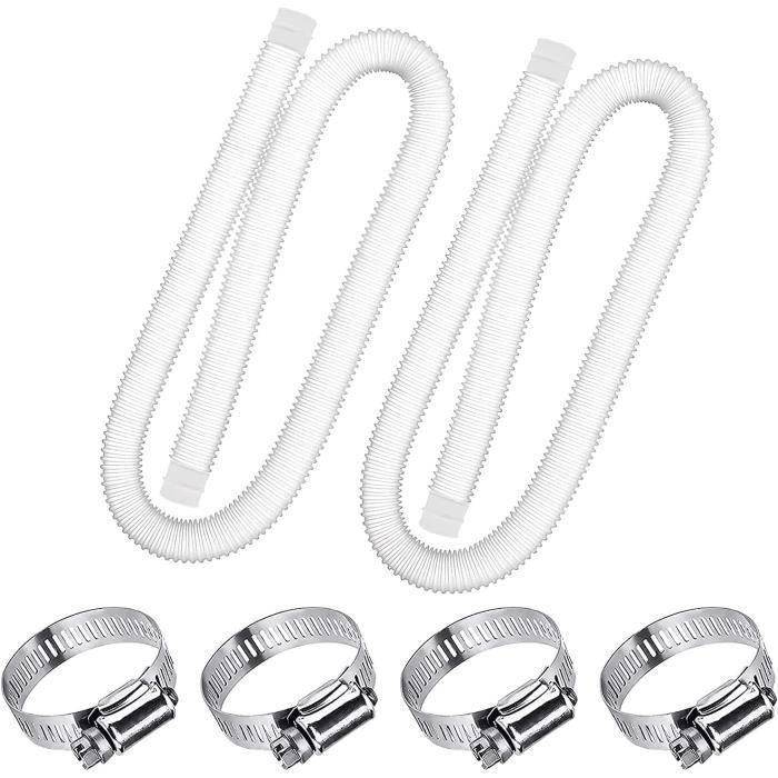 Tuyaux De Filtre Pour Piscine Hors Sol 1 1/2 Tuyau De Remplacement Piscines Accessoire Pompe 3 Pcs Filtres Avec