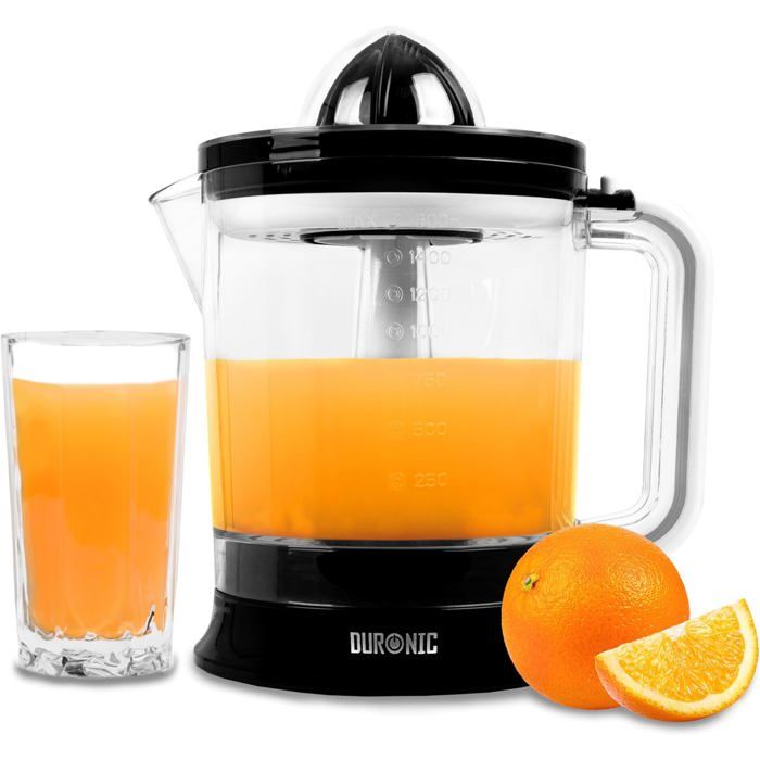 Duronic JE416 Presse-agrumes de 40W Capacité de 16 L Filtre réglable pour la Pulpe Idéal pour Jus dAgrumes Oranges Citrons