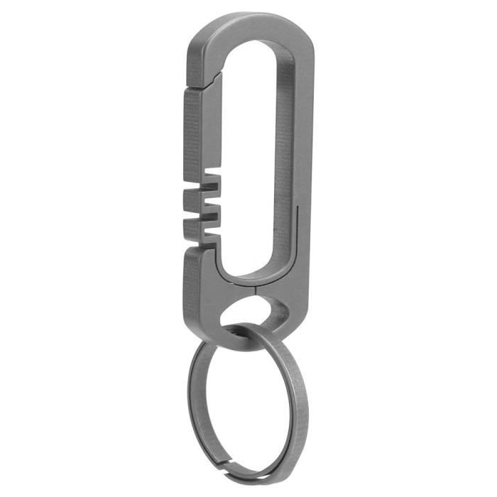 Porte-clés Mousqueton Titane EDC - Léger, Solide, Pour Voyage Et Outdoor