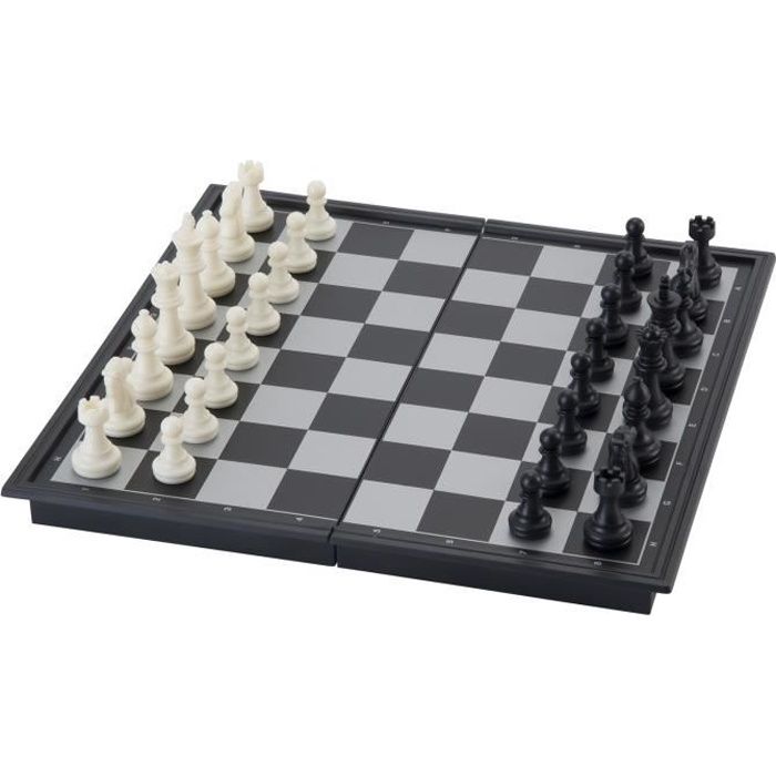 10 /" Jeu d/'échecs carré Échecs Voyage Magnétique 25cm