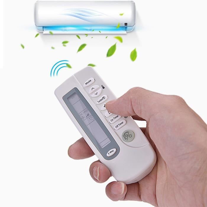 Télécommande Universelle Climatiseur - Compatible Plupart Marques - Remplacement Facile