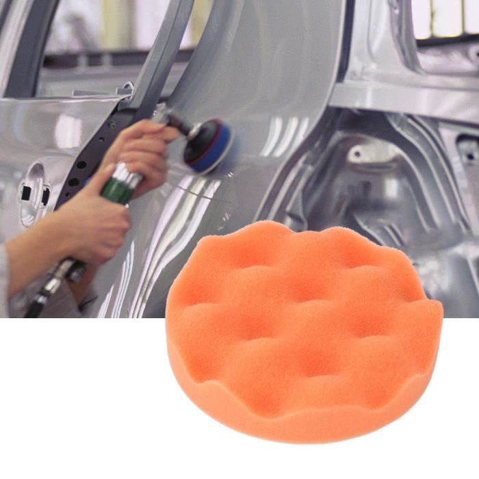 Lot de 4 tampons de polissage en coton pour automobile et moto