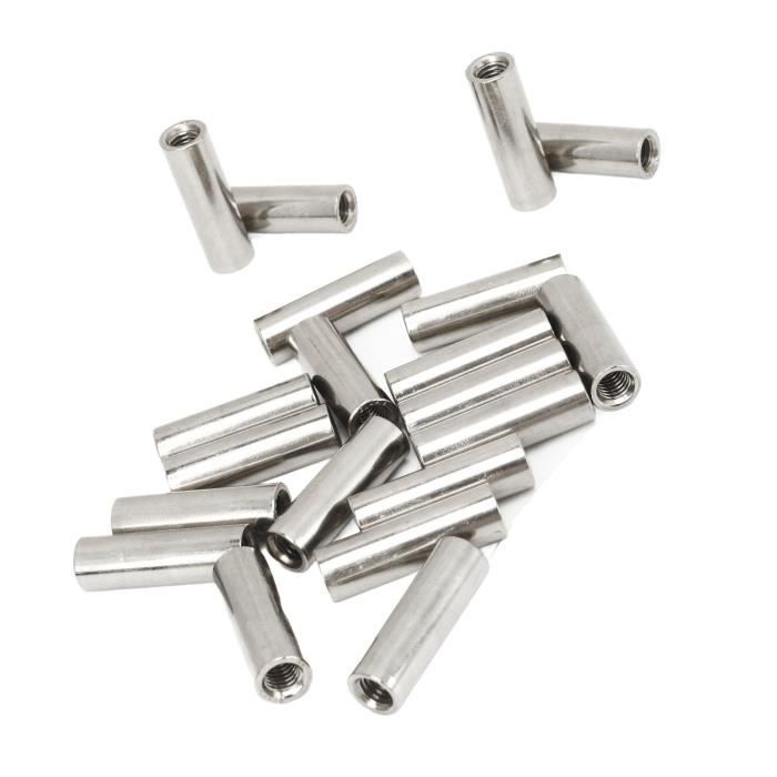 50 Pcs Filetage Femelle Écrou D'accouplement M4 X 0,7 8