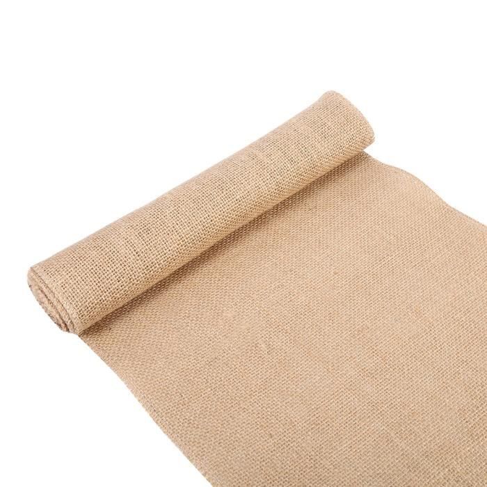 Chemin De Table Jute Naturel - Décoration Mariage Boho Ou Style Campagne Pour Table Et événements