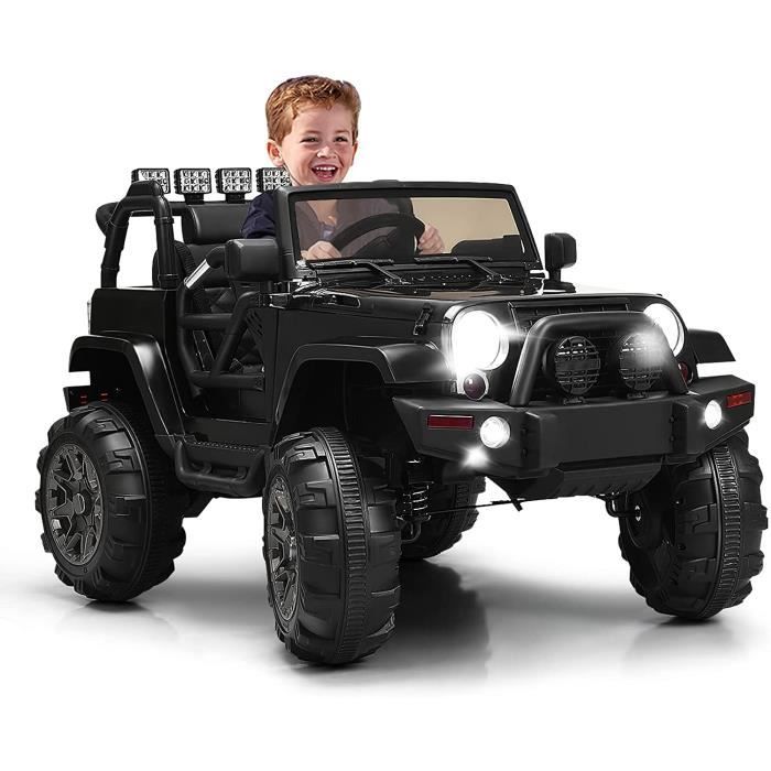 Voiture électrique Enfant 12V 2 Places – Télécommande 2,4G – 4x4 Tout-terrain Pour 3-8 Ans – Jusqu'à 50 Kg – Rose