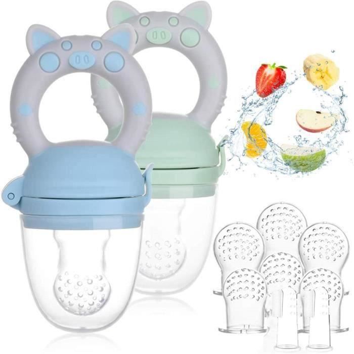 2 Boîtes à Tétines En Silicone Alimentaire - Portable, Facile à Nettoyer, Pour Bébé Et Tout-petit - 5