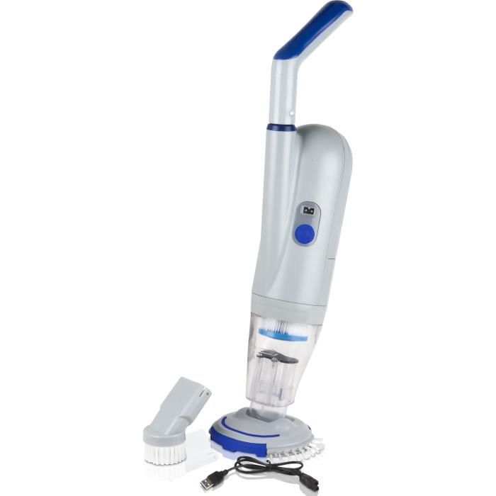 Nettoyeur de fond à batterie pour spas et piscines hors sol Équipé d'un filtre à cartouche - vue 2