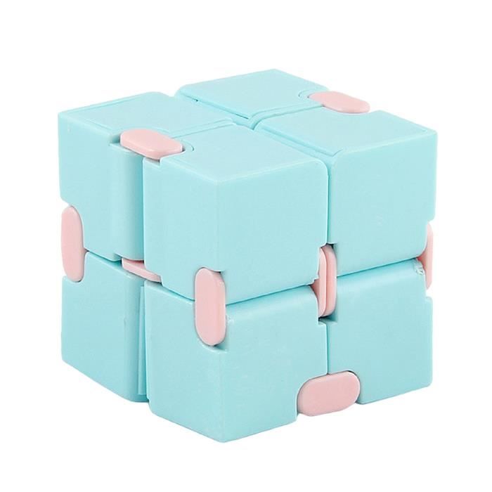 Fidget Cube Anti-stress – Jouet Sensoriel Silencieux Pour Adulte Et Enfant, Aide à La Concentration Et Anxiété (gris Foncé)