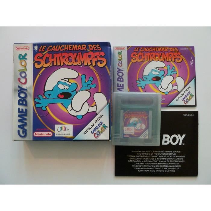 Infogrames Le Cauchemar Des Schtroumpfs Game Boy Color