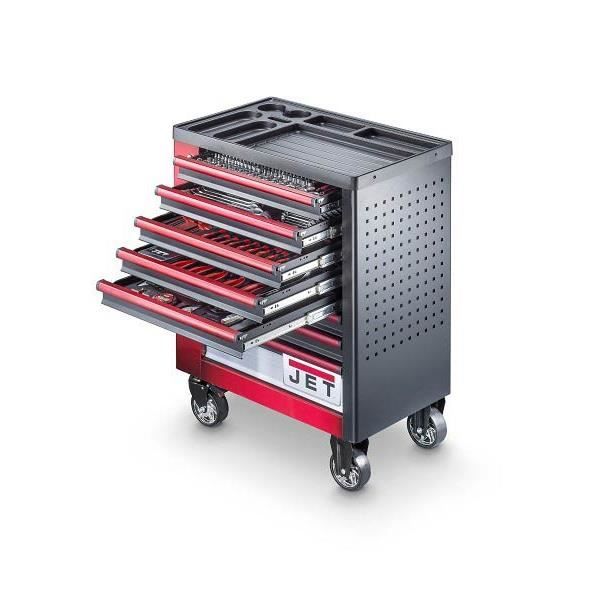 JET - TT-412 - Servante d'Atelier Mobile avec 412 Outils