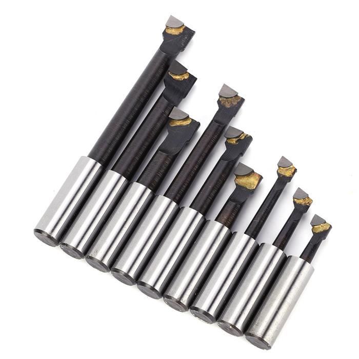 Kit Tête D'Alésage CNC C20-F1-18-12PCS - Barre D'Alésage 75mm 40CR Pour Fraiseuse