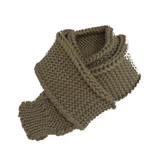 Boomly Écharpe Bébé Coton Doux Avec Pompons - Collier D'Hiver Mignon O Ring Foulard Pour Enfant 0-10 Ans