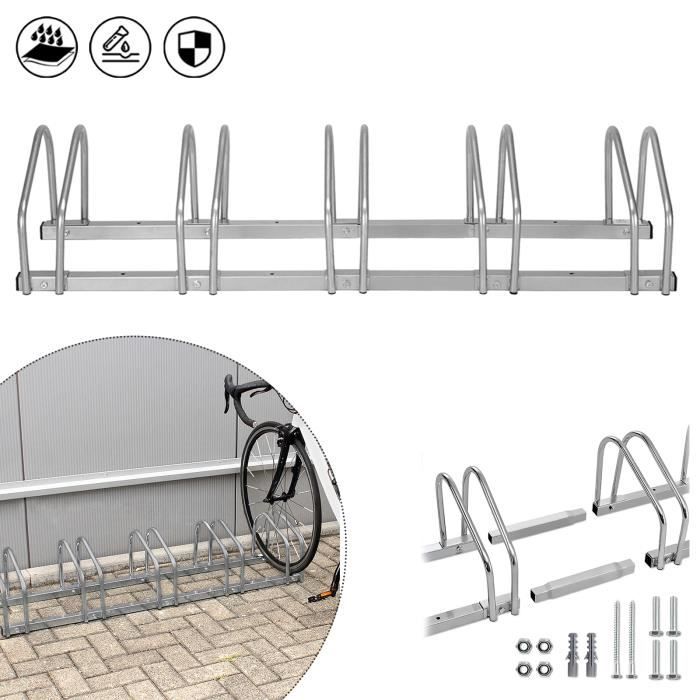 LARS360 Râtelier range-vélo Support de Rangement vélo pour 5 Vélos de sol  et de montage mural - Cdiscount Auto