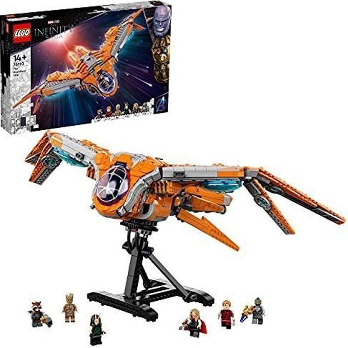 Jouet - LEGO - 76193 - Vaisseau Gardiens de la Galaxie - 6 figurines - 1901 pièces