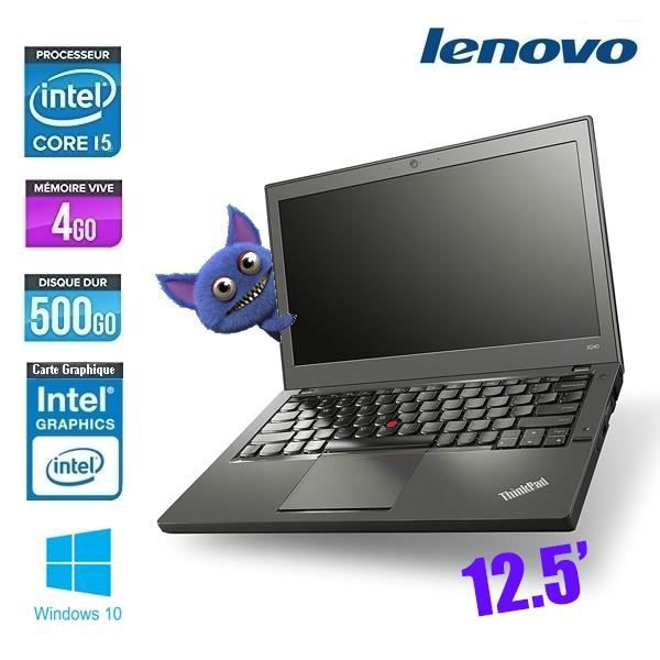 Top achat PC Portable LENOVO THINKPAD X240 CORE I5 pas cher