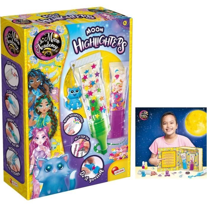 Surligneurs - Kit de Loisirs Créatifs - THE MOON ACADEMY - Composants pour Surligneurs Accessoires Inclus