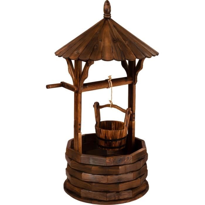 Fontaine De Jardin Stilista Puits En Bois H120 Cm Achat Vente Fontaine De Jardin Fontaine De Jardin Cdiscount