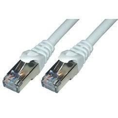 MCL Cordon de brassage - RJ45 CAT 5e F/UTP - 3 m - Gris