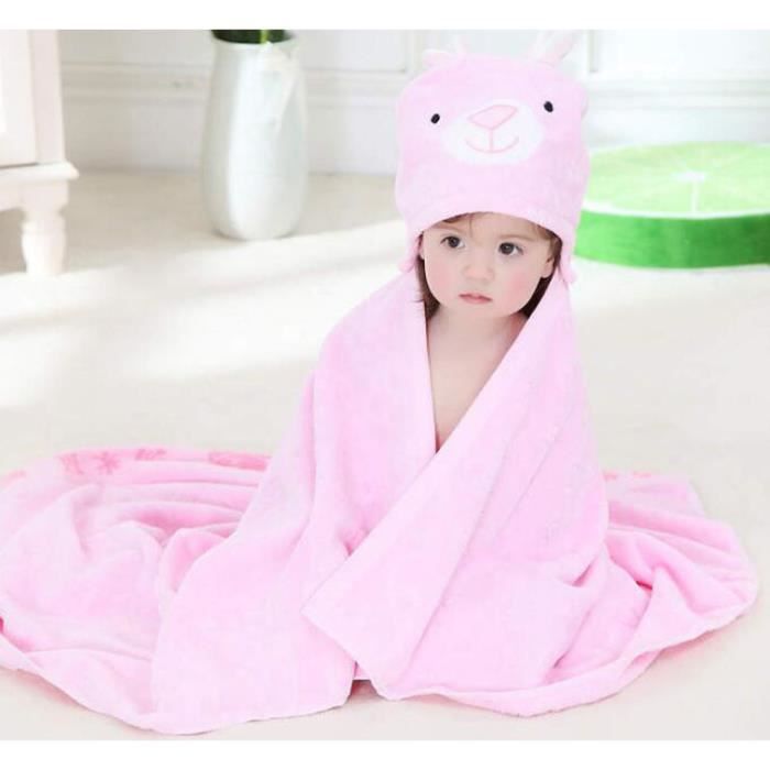 Bain Lapins serviette /à capuche b/éb/é girafe jaune clair