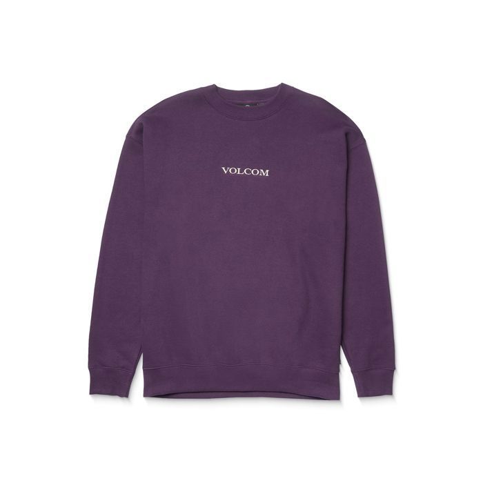 Sweat Volcom Volcom Stone Crew Fleece Grape Royale Homme Sweat Volcom Volcom Stone Crew Fleece Grape Royale Homme