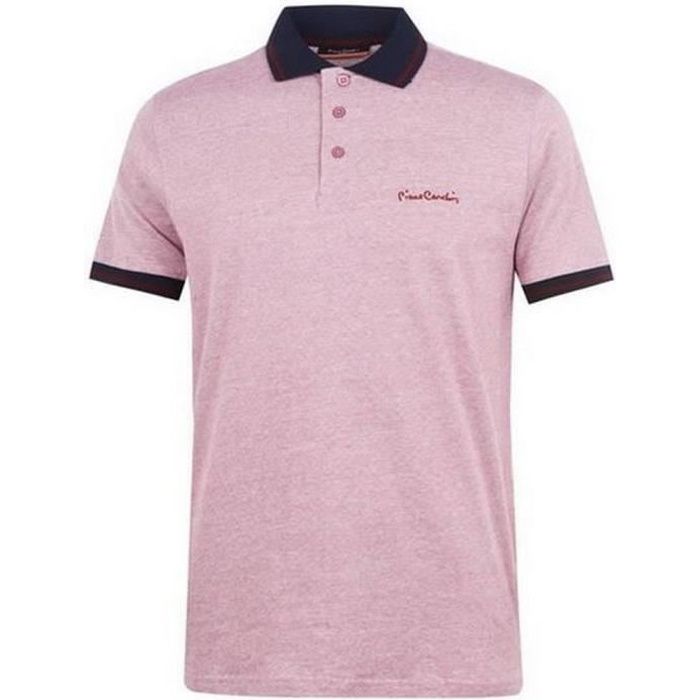 Polo Mauve Homme Pierre Cardin