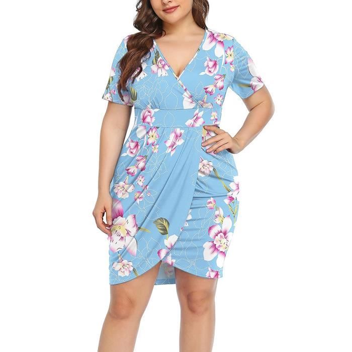 robe portefeuille grande taille