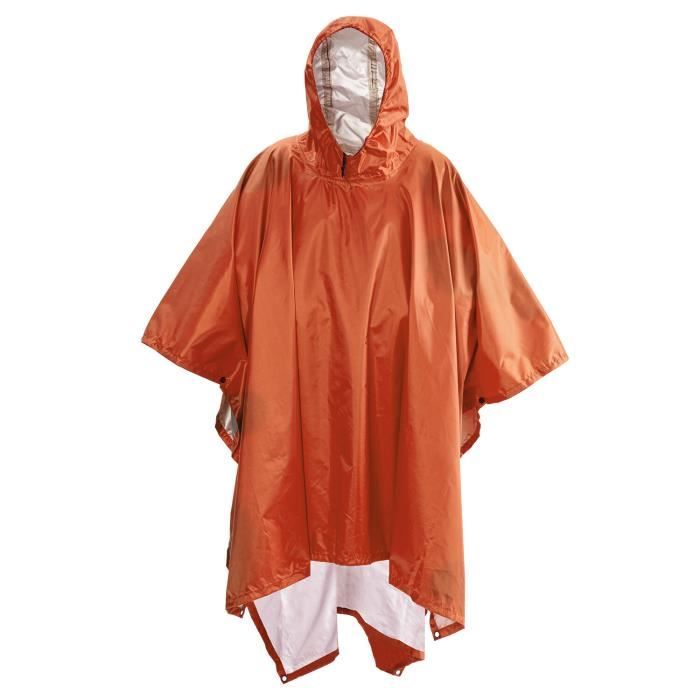 UTEFIF Poncho Imperméable Multifonctionnel 3-en-1, Unisexe Poncho Pluie