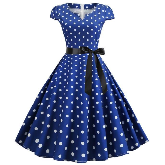 Robe Femme Cocktail Soiree Vintage Retro 1950 Rockabilly Swing Chic Argile Argile Cdiscount Pret a Porter