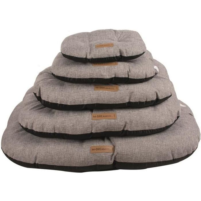 Comparer les prix de MPETS Coussin oval OLERON - Pour chien - M - Gris clair
