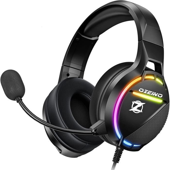 Casque Gaming Stéréo Nacon Pour Xbox Series Et Xbox One - Micro Orientable Et Détachable, Coussinets Confortables - Noir Et Vert