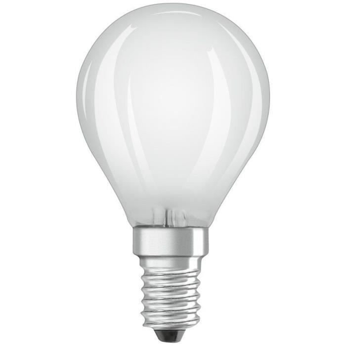 OSRAM Ampoule LED Sphérique verre dépoli 4W=40 E14 chaud