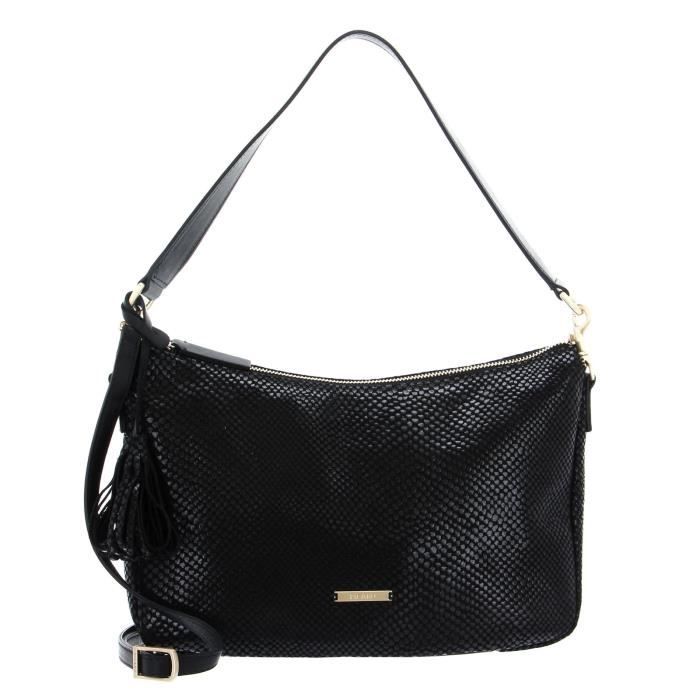 Sac Bandoulière PICARD Wellington En Cuir Noir - Neuf Avec étiquettes - Femme