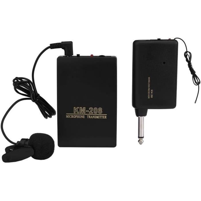Microphone sans fil UHF USB 3,5 mm 6,35 mm Mégaphone Micro à main avec