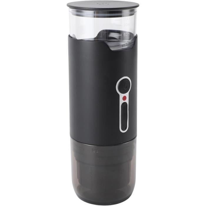 Mini Machine à Café Portable Rechargeable - 1200mAh, Compatible Capsules Et Café Moulu - Idéale Pour Camping, Voyage Cafetiere Portable