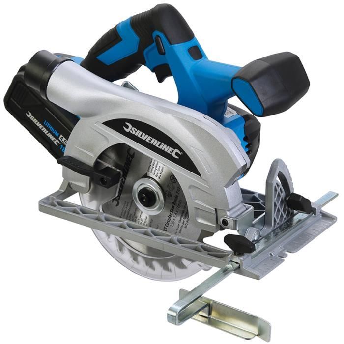 Silverline Scie circulaire electique 150mm 18V