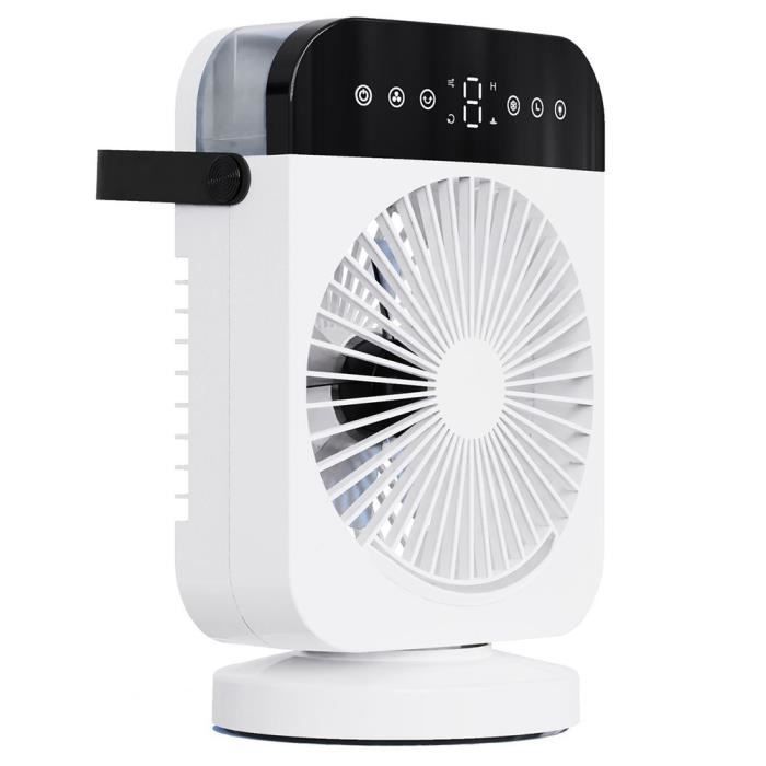 Mini Climatiseur Portable 4 En 1 USB - Ventilateur, Humidificateur, Purificateur D'air - Avec Réservoir 600ml - 6