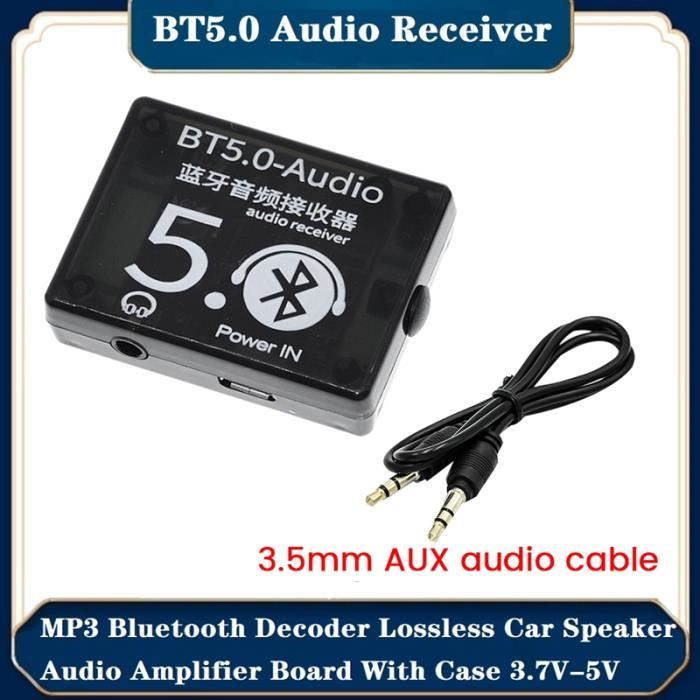 Câble audio sans perte de musique Bluetooth AUX de voiture
