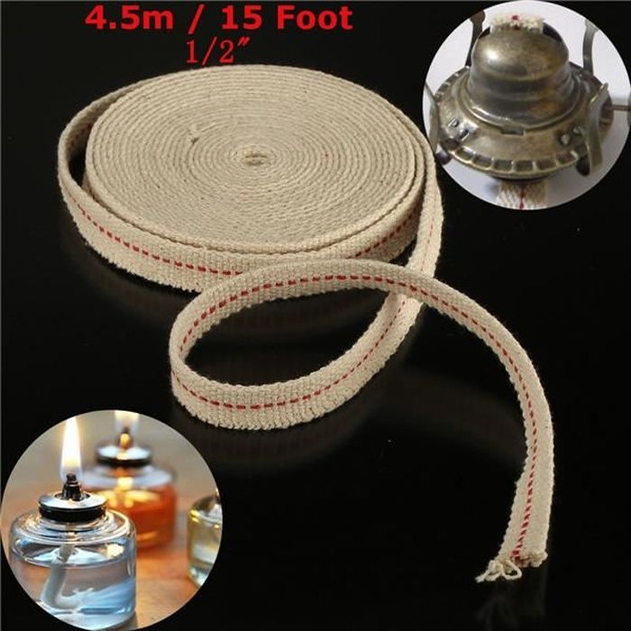 TEMPSA 4.5m mèche plate coton pour lampe pétrole Lanterne Oil Lamp Wick Largeur 13mm Cdiscount TEMPSA 4.5m mèche plate coton pour lampe pétrole Lanterne Oil Lamp Wick Largeur 13mm Cdiscount