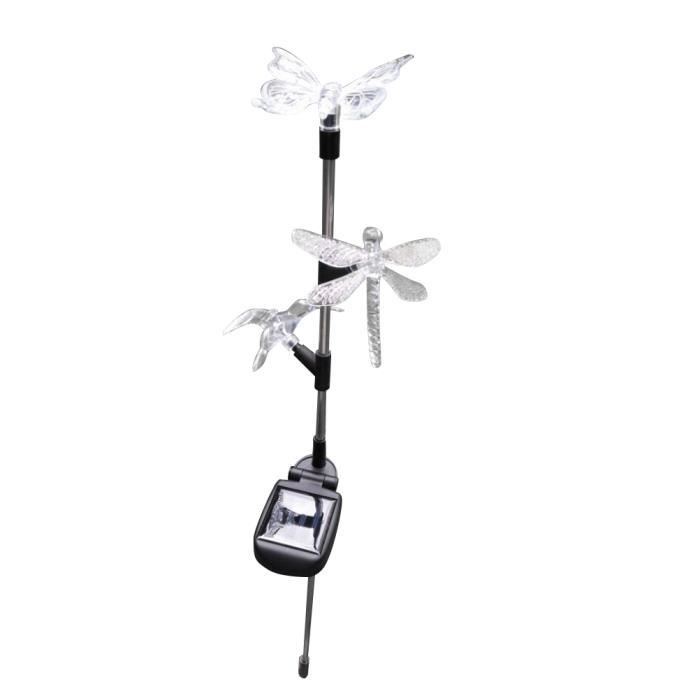 1 Pc Solaire Libellule Lumières Solaire Colibri Lumières 
