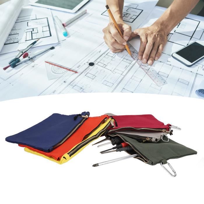 Pochette à Outils En Toile MELOTOUGH Avec Fermeture à