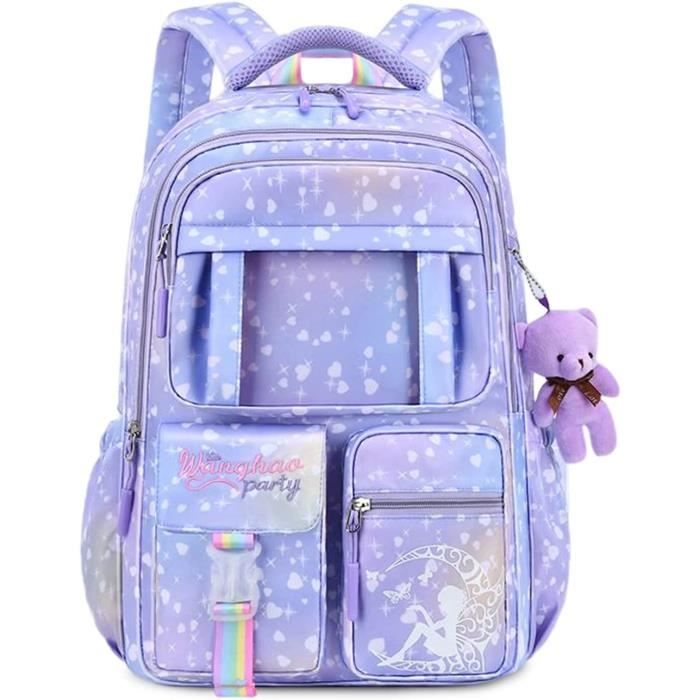 Sac d'?�cole primaire, Convient aux grades 1 - 3 - 6, L?�ger - violet, petite taille - Cdiscount 