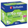 Verbatim CD-RW 12x 700 Mo 10 pièce(s)-1